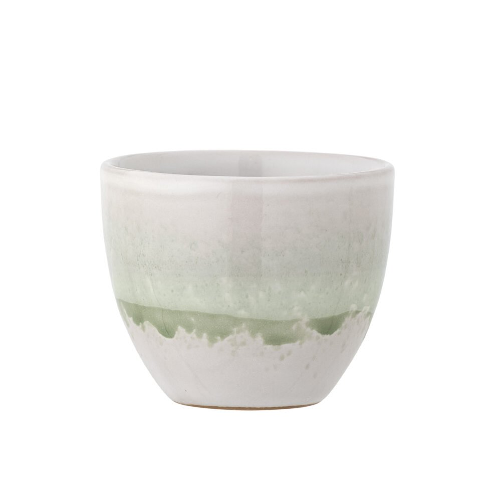Paula Cup, Green, Stoneware