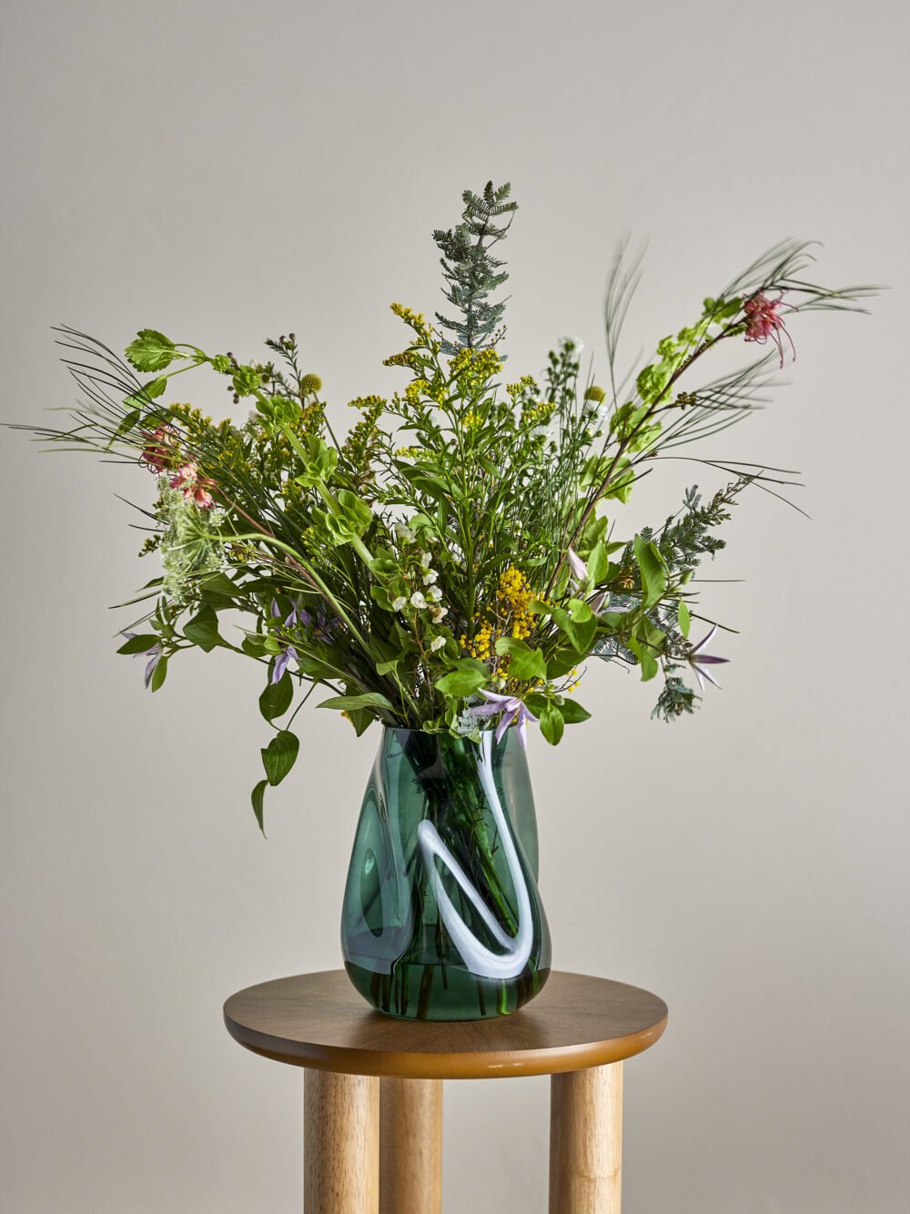 Ingolf Vase, Green, Glass - Image 2