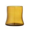 Florentine Drinking Glass, Brown, Recycled Glass