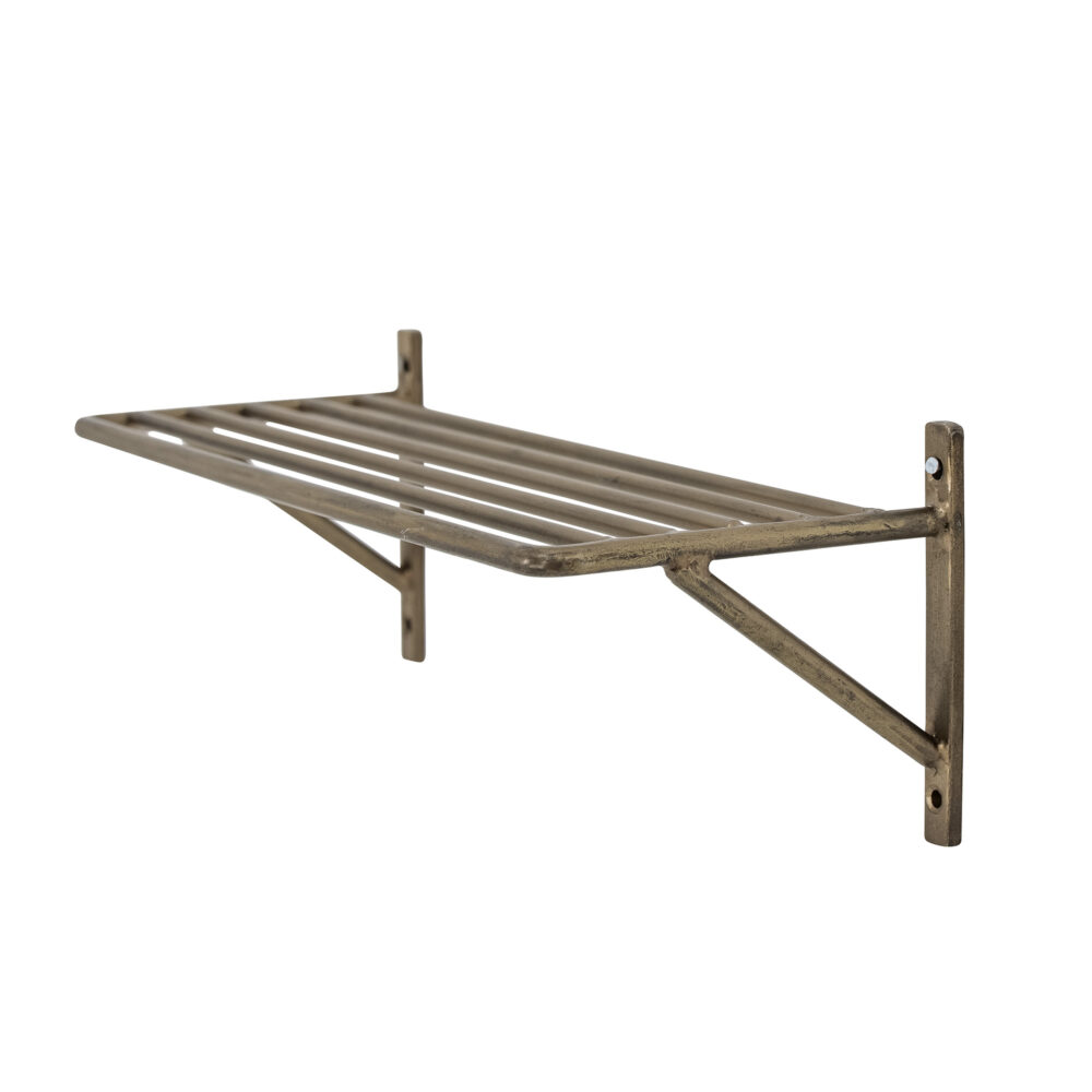 Freddi Shelf, Brass, Metal