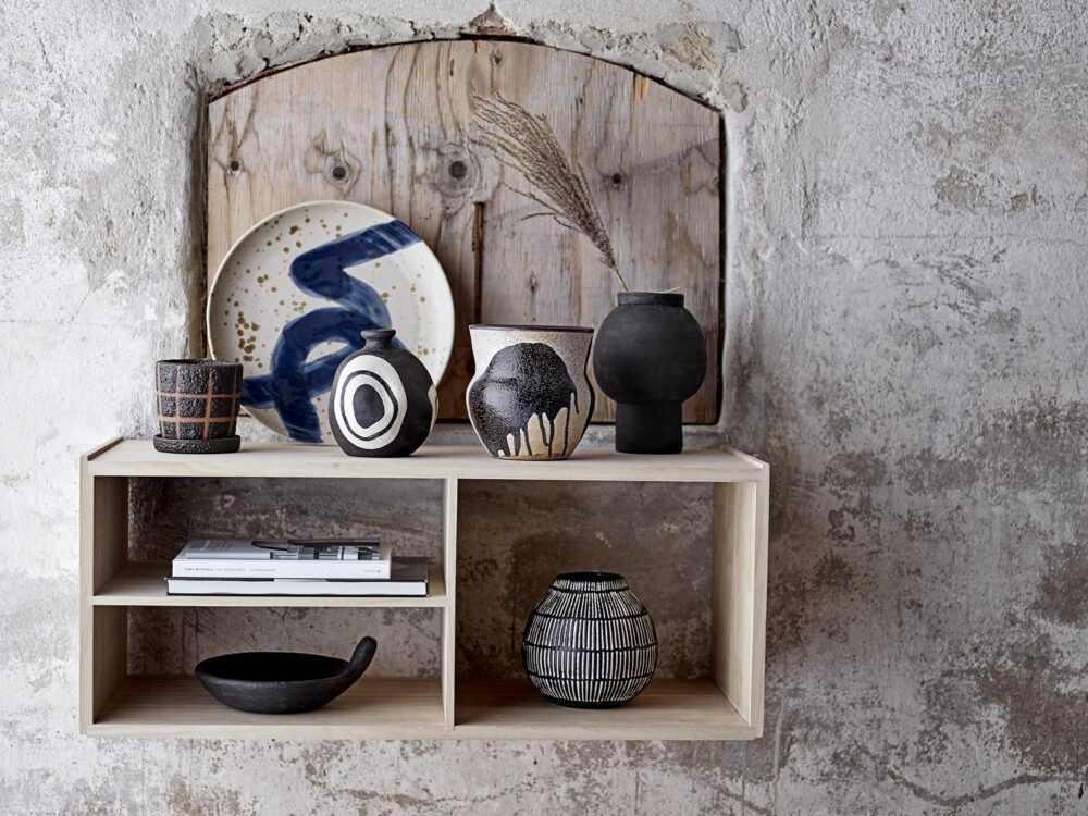 Ozcar Wall Decor, Blue, Stoneware - Image 4
