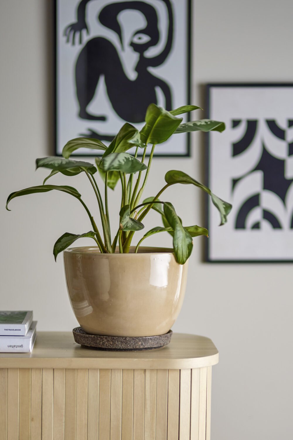 Ritva Flowerpot, Brown, Stoneware - Image 3