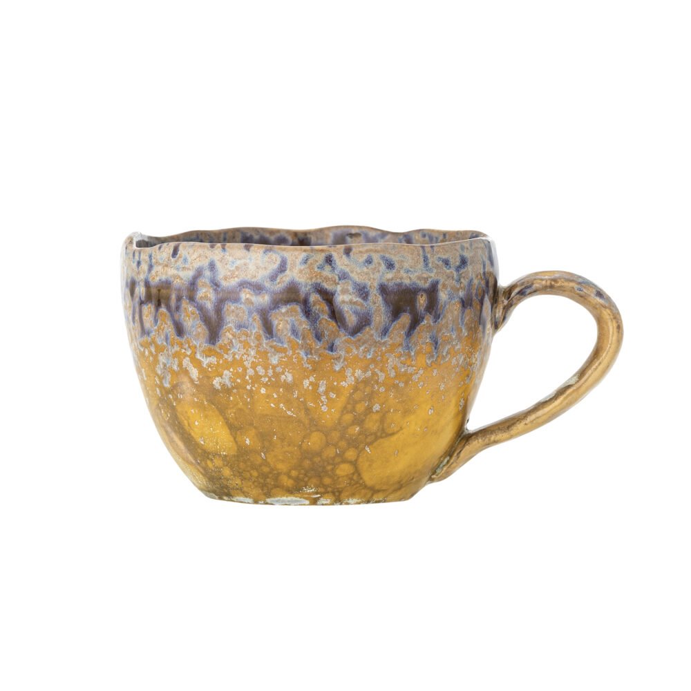 Milani Cup, Yellow, Stoneware - Image 3