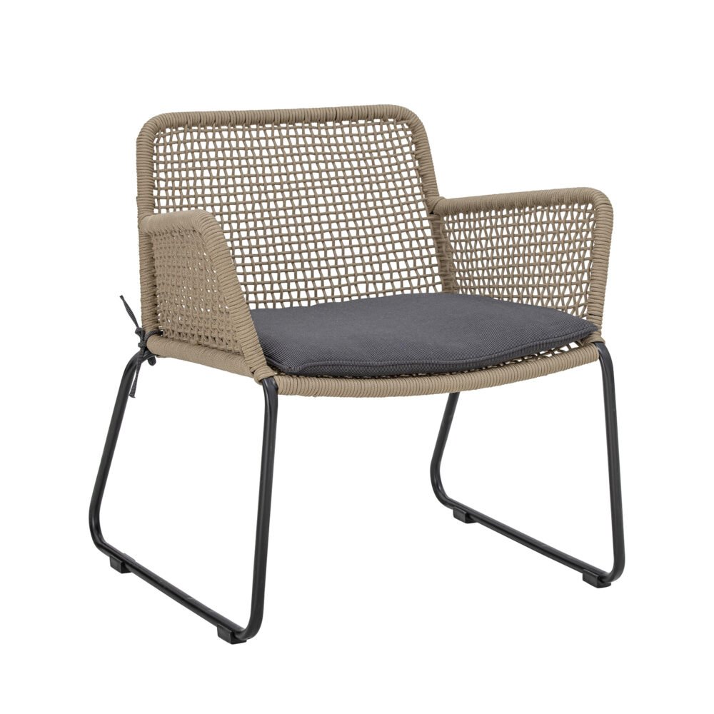 Mundo Lounge Chair, Brown, Metal - Image 3