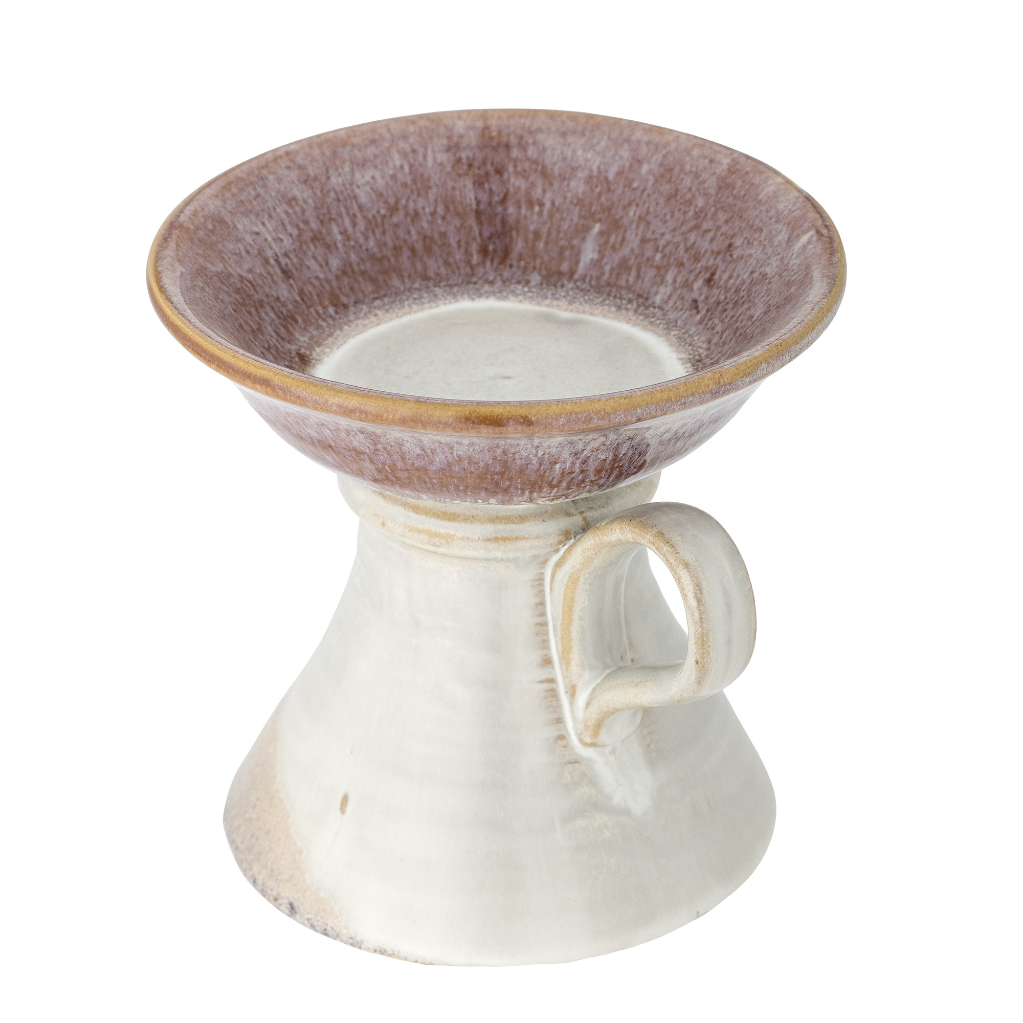 Soreyah Candle Holder, Rose, Stoneware - Image 2