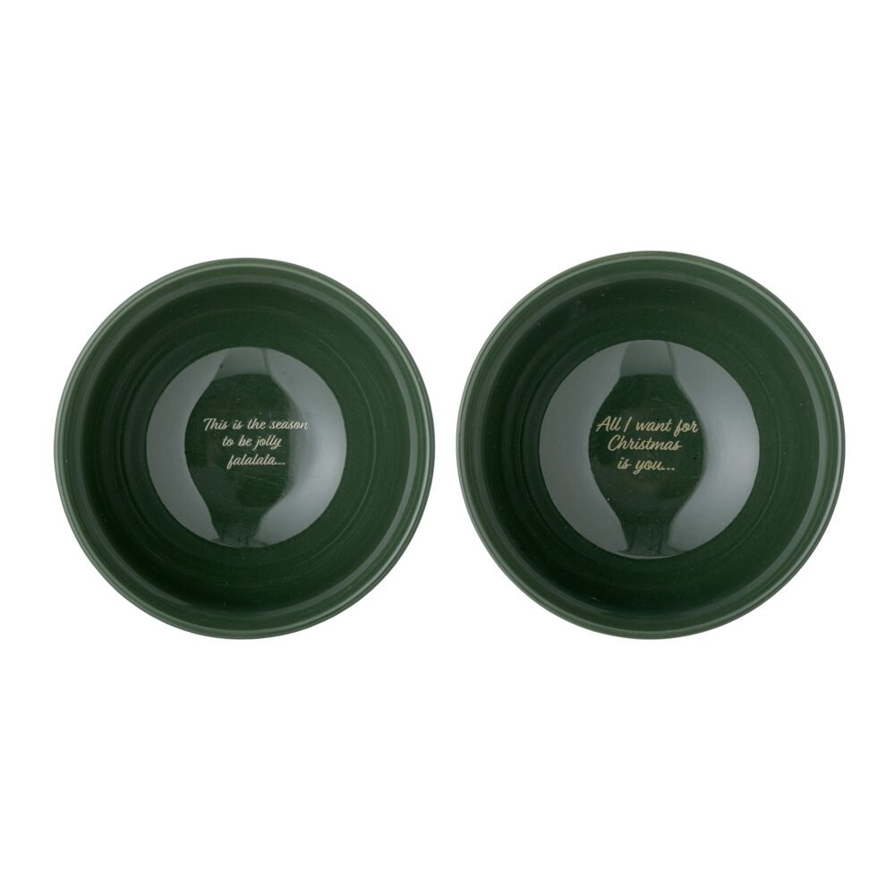 Grazia Bowl, Green, Stoneware - Image 3