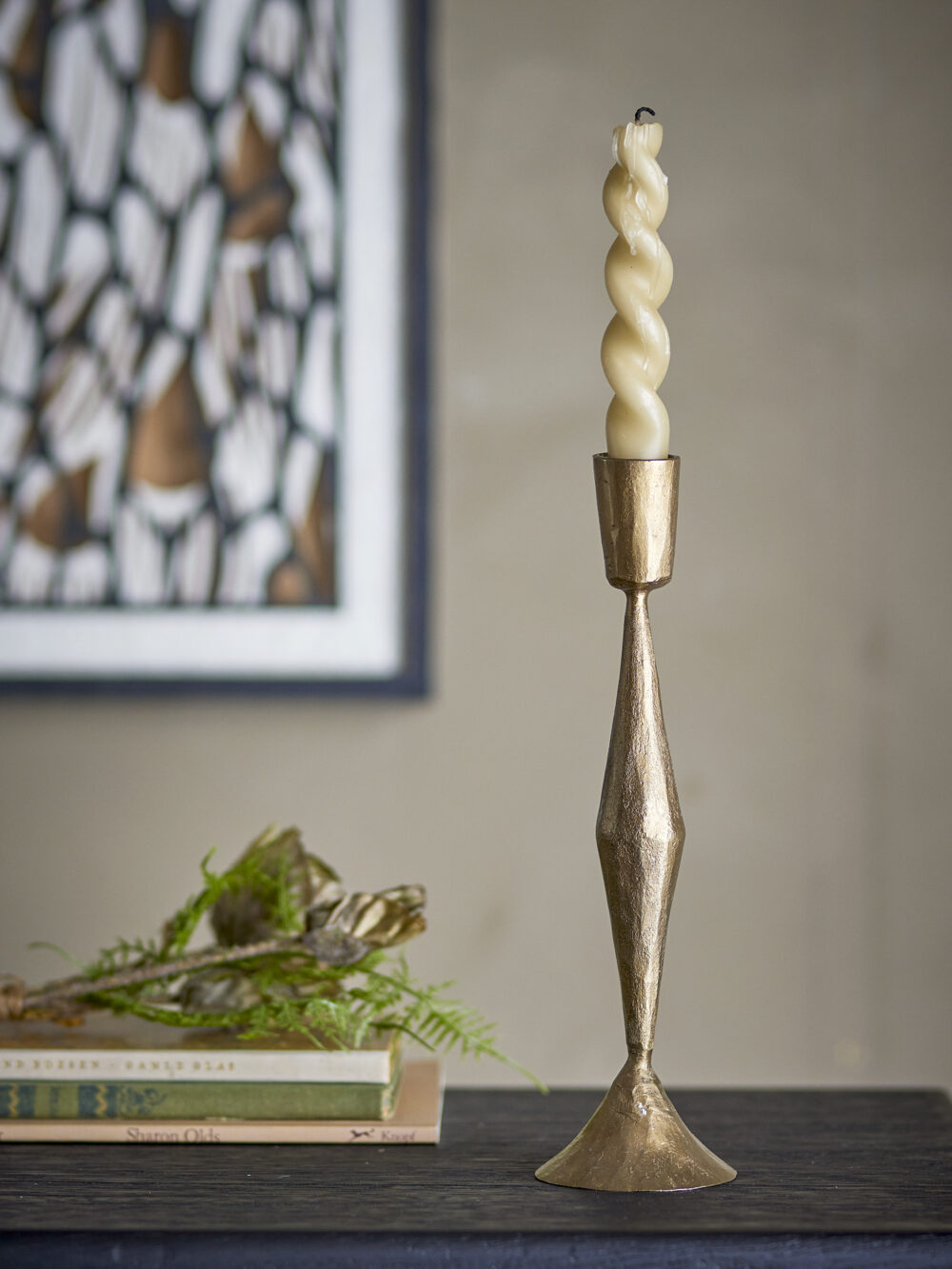 Felux Candle Holder, Gold, Metal - Image 3