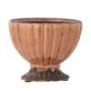 Mavis Deco Flowerpot, Orange, Terracotta