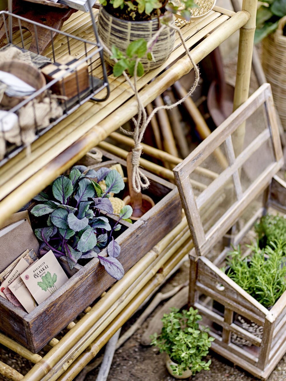 Madi Flowerpot, Hanging, Nature, Stoneware - Image 3