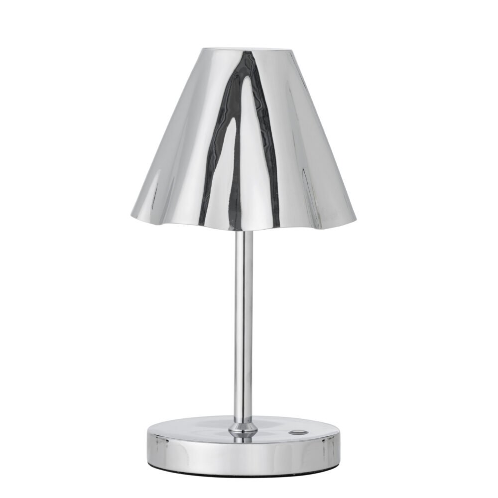 Lianna Portable Lampe, Rechargeable, Silver, Metal