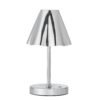 Lianna Portable Lampe, Rechargeable, Silver, Metal