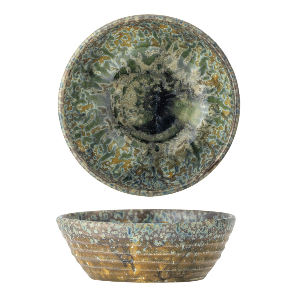 Milani Bowl, Green, Stoneware