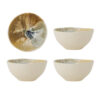 Lacey Bowl, Yellow, Stoneware
