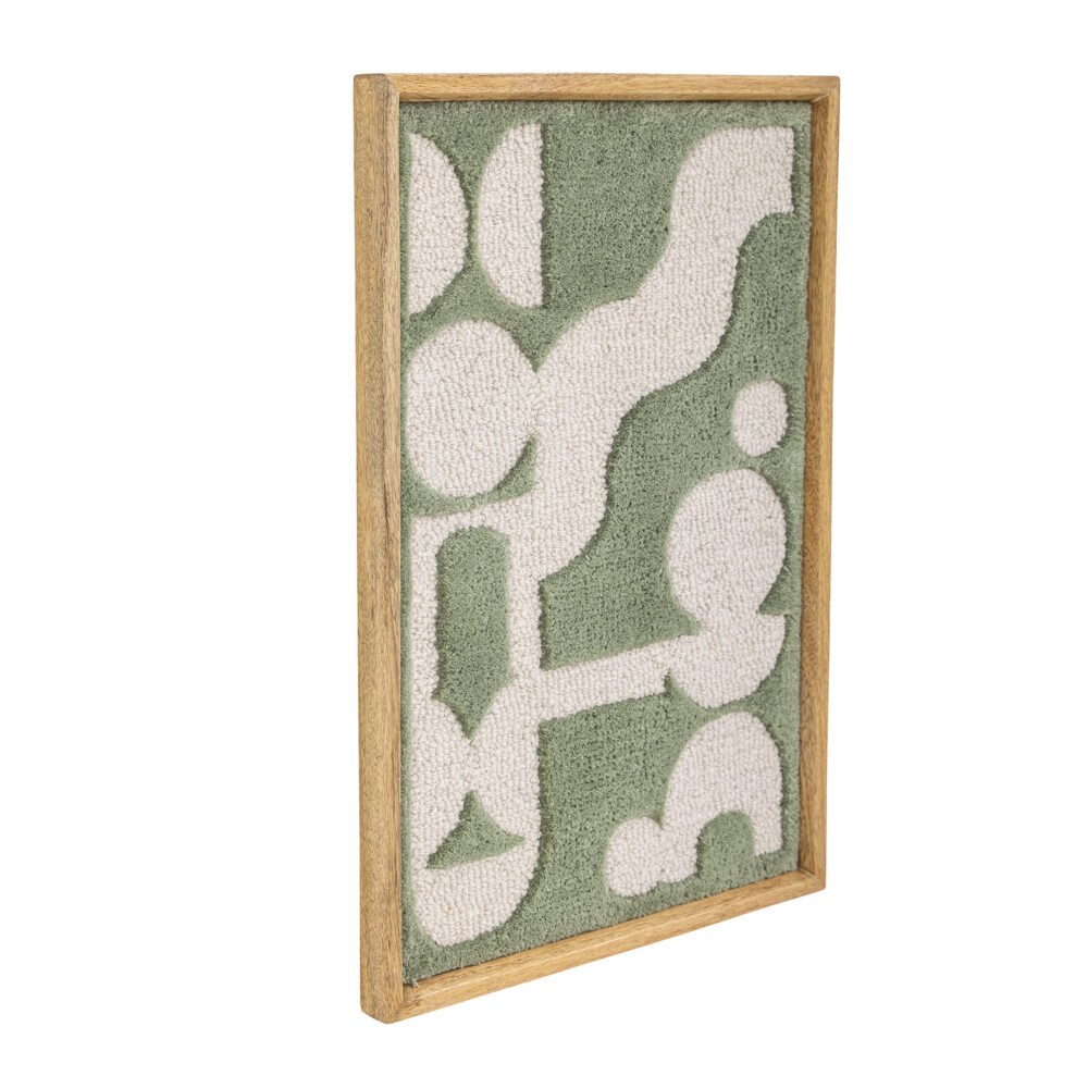 Longton Wall Decor, Green, Wool - Image 3