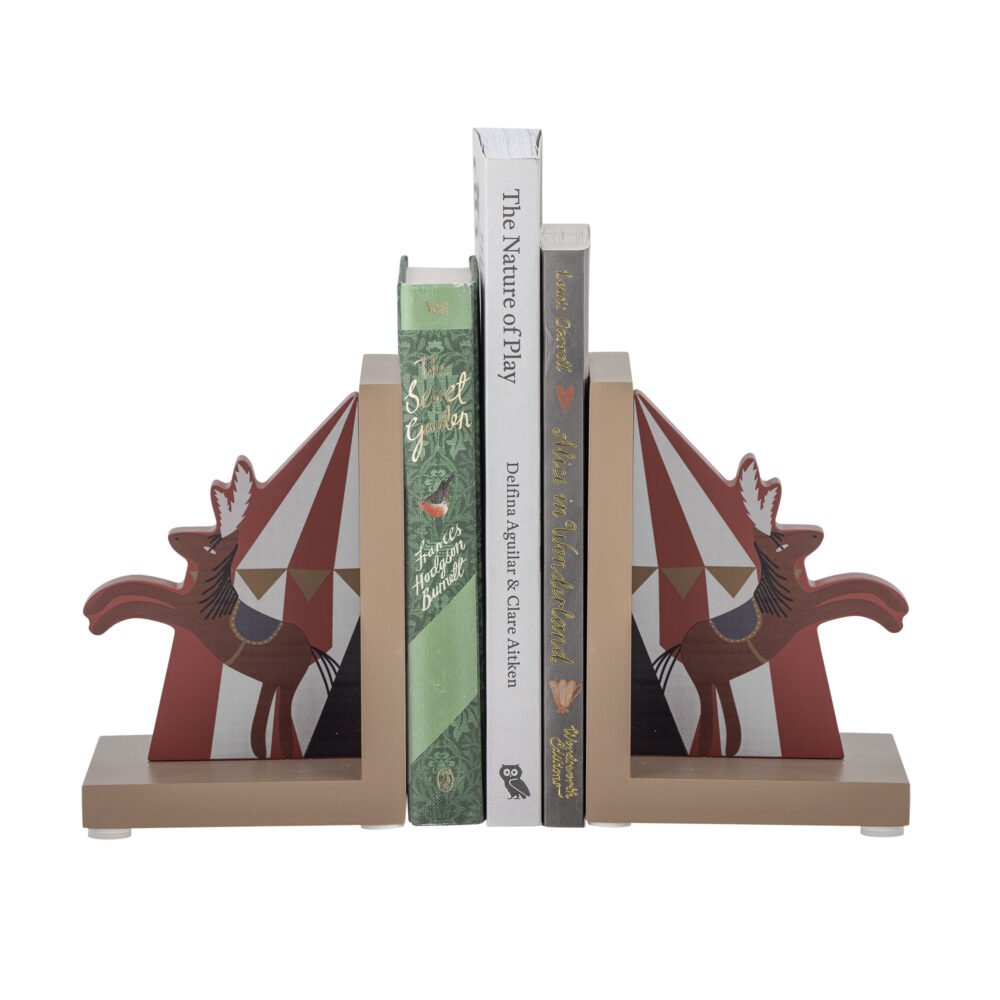 Santos Bookend, Red, FSC®100%, MDF - Image 3