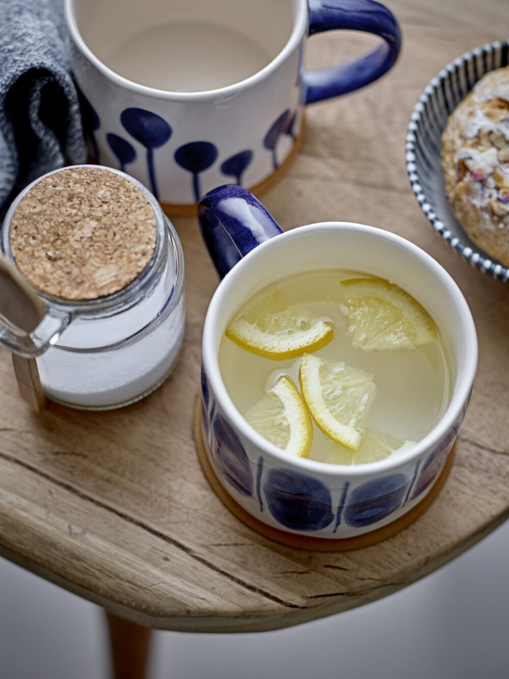 Linora Mug, Blue, Stoneware - Image 2