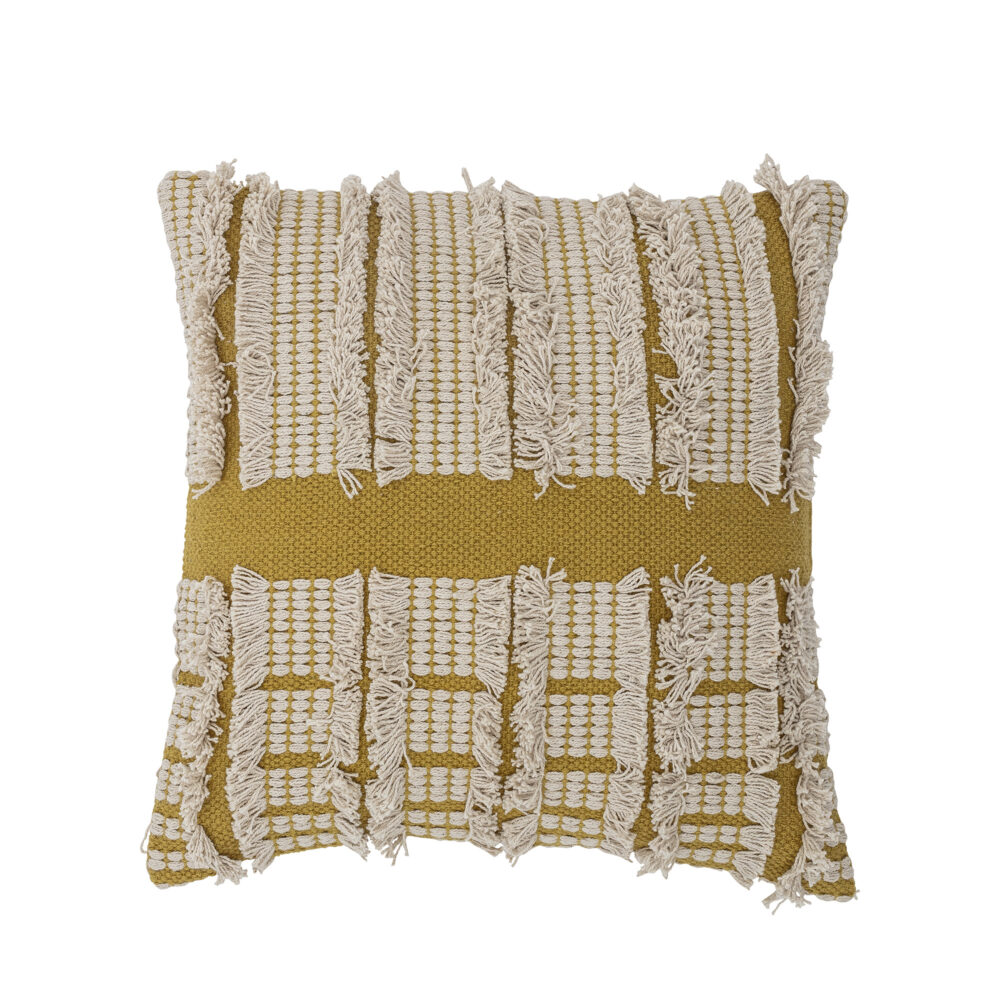 Cea Cushion, Yellow, Cotton