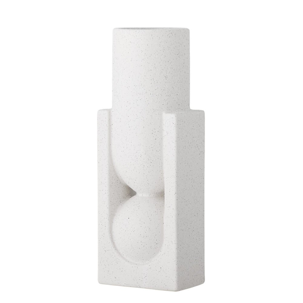 Salome Vase, White, Stoneware