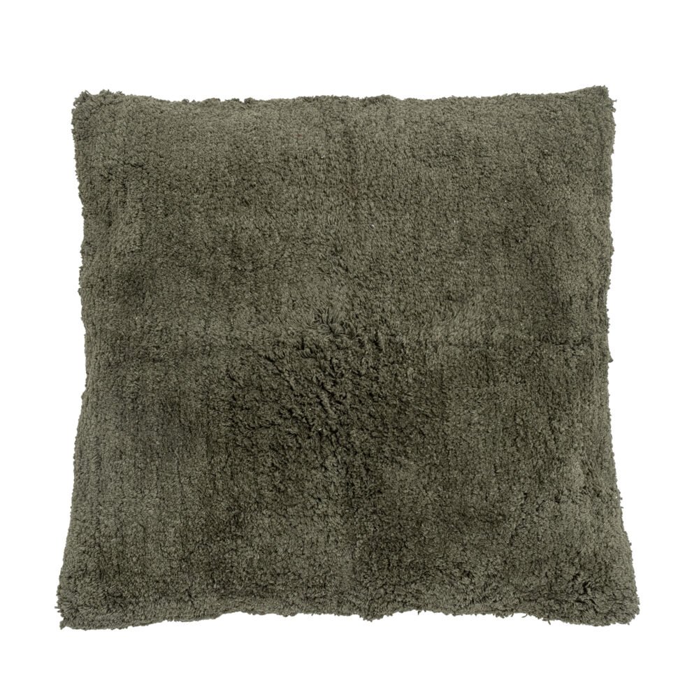 Turin Cushion, Green, Cotton