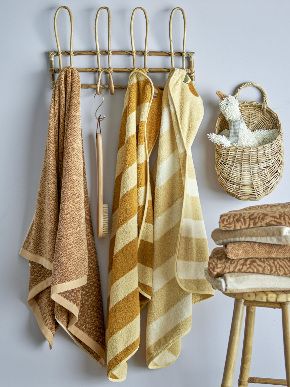 Kahla Towel, Brown, Cotton - Image 4