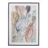 Francine Illustration w/ Frame, Black, Pine