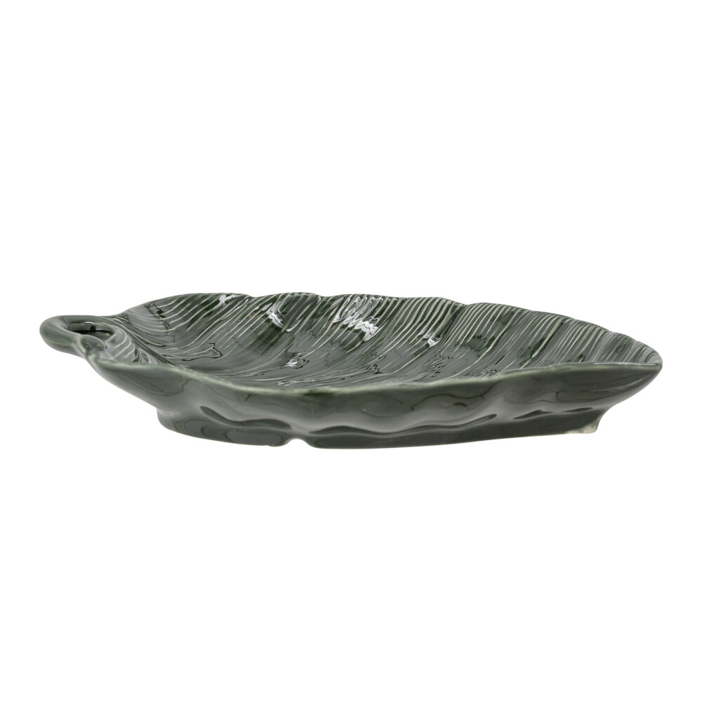 Savanna Plate, Green, Stoneware - Image 3