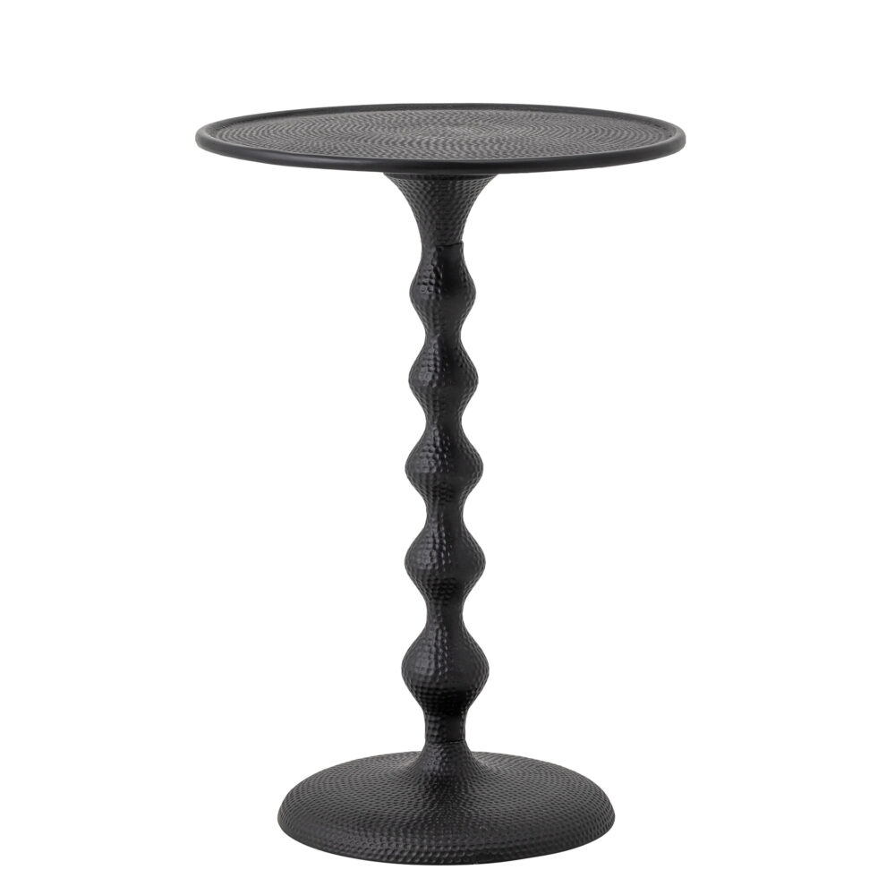 Anka Side Table, Black, Aluminum