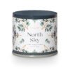 North Sky Vanity Tin Candle, Blue,