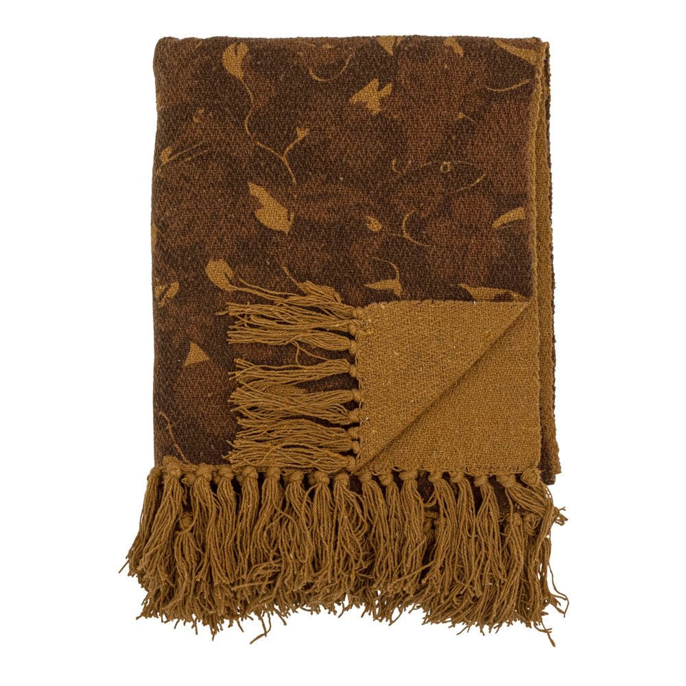 Ganja Throw, Brown, Recycled Cotton