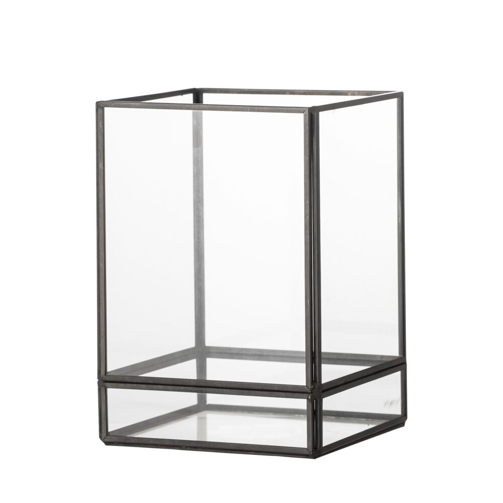 Filula Votive, Black, Glass
