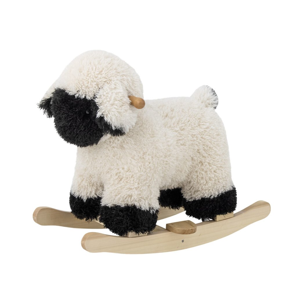 Dolly Rocking Toy, Sheep, White, Polyester - Image 3
