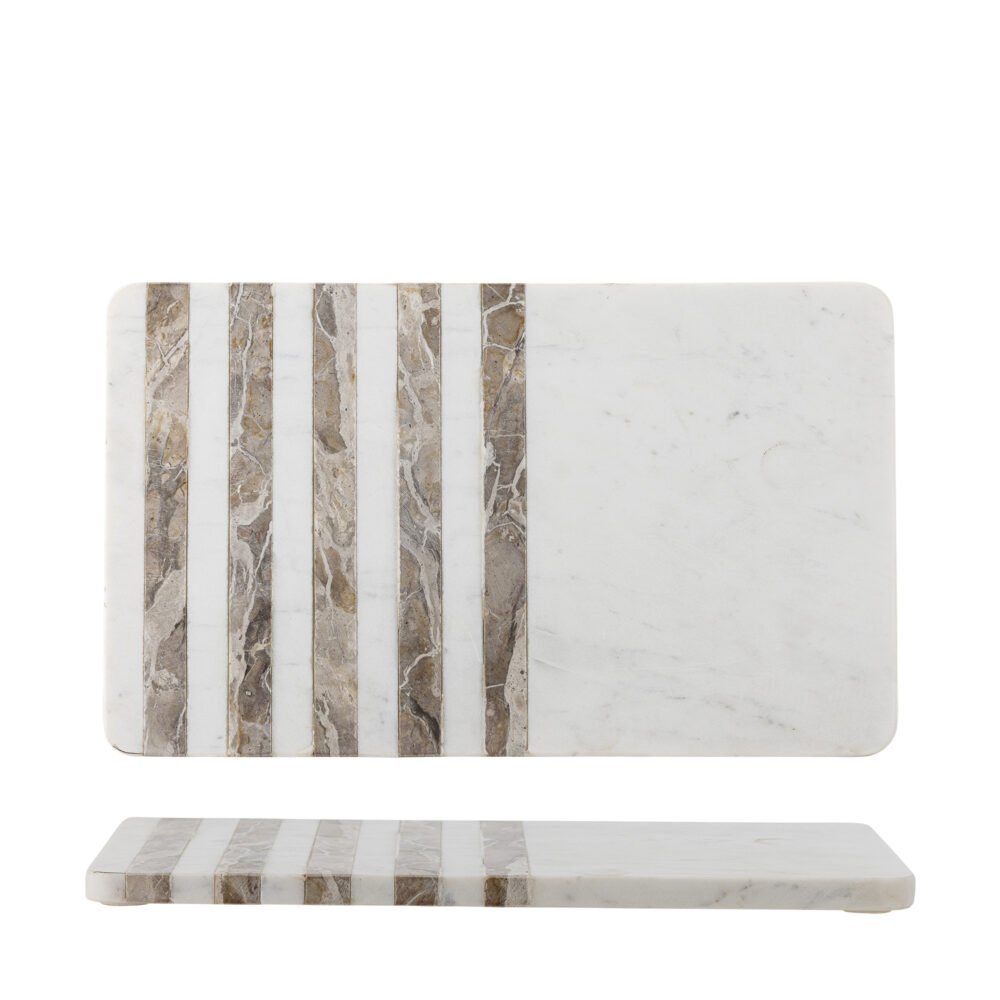 Novelle Cutting Board, White, Marble