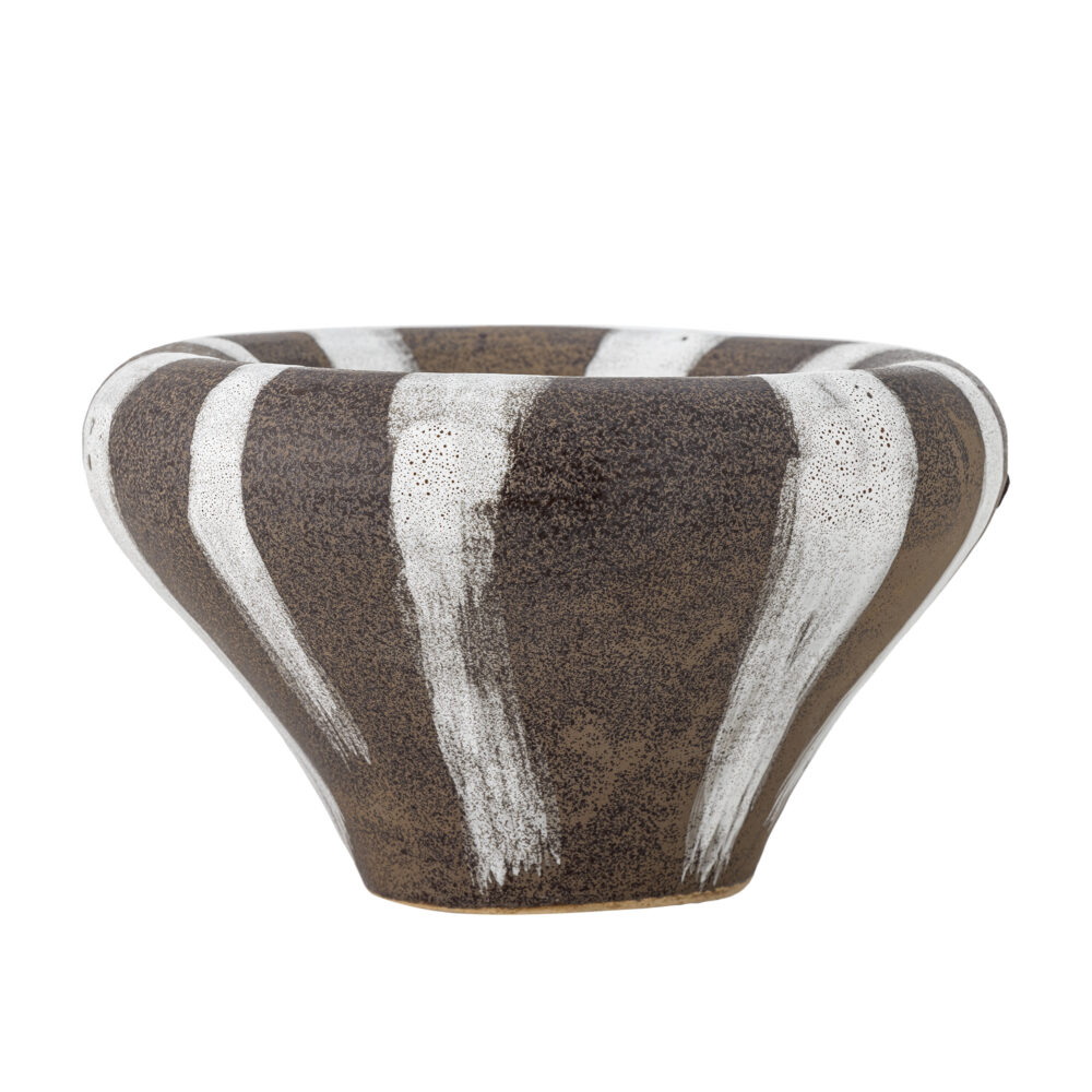 Ladris Bowl, Brown, Stoneware - Image 3