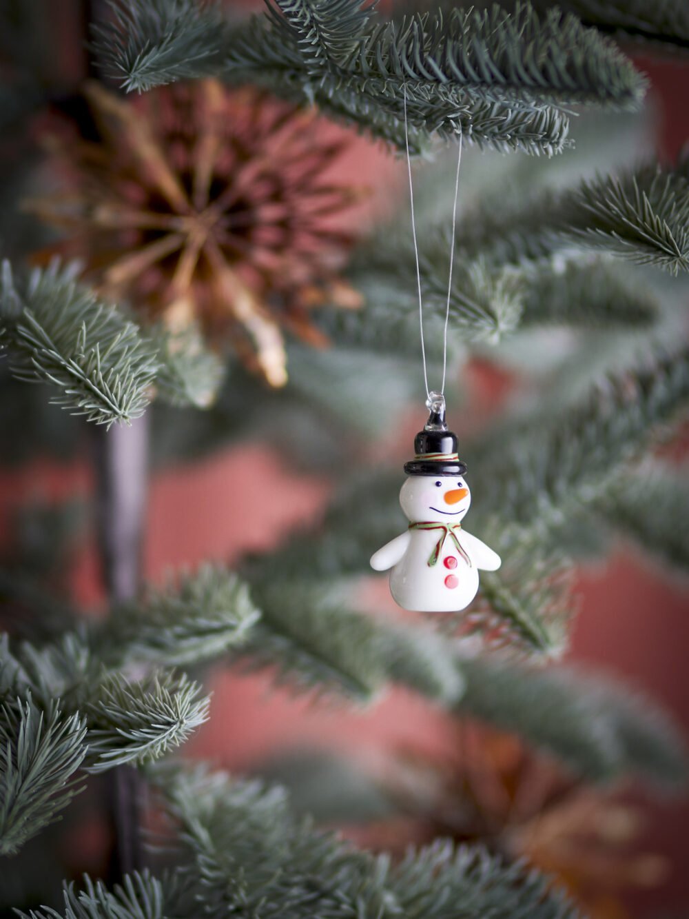 Festive Ornament, White, Glass - Image 2