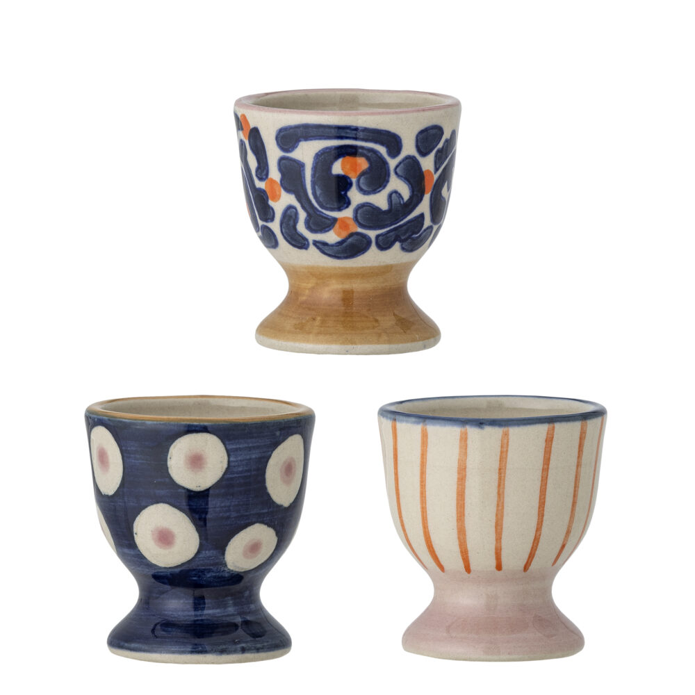 Eviaya Egg Cup, Blue, Stoneware