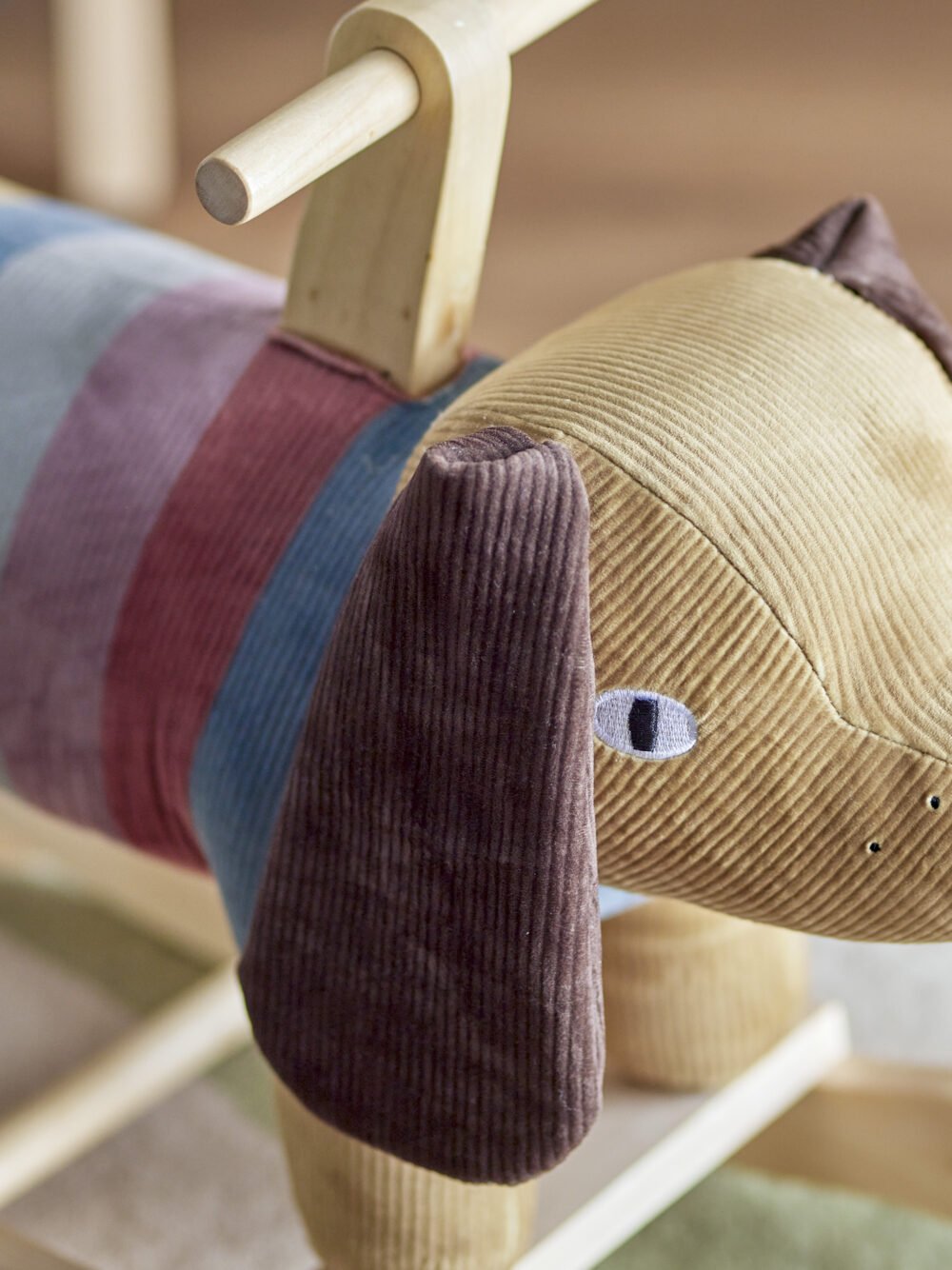 Charlie Rocking Toy, Dog, Brown, Polyester - Image 5