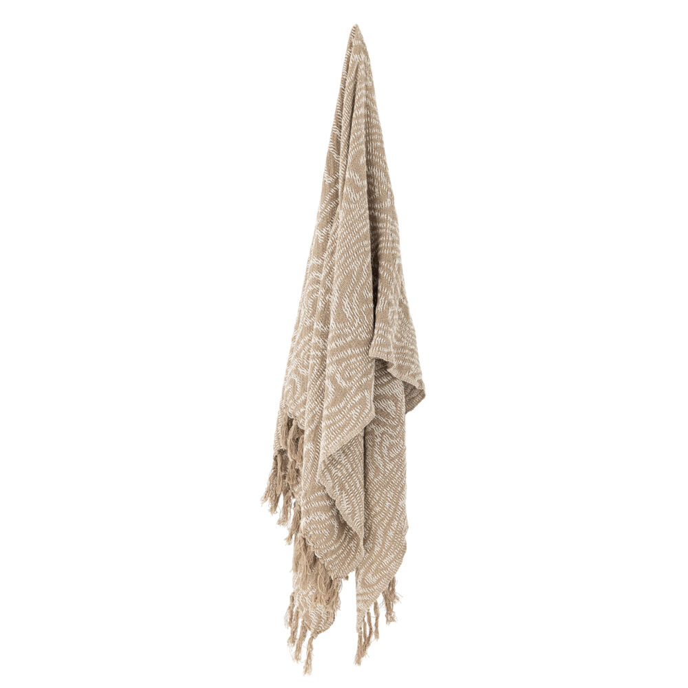 Okapi Throw, Brown, Recycled Cotton - Image 3