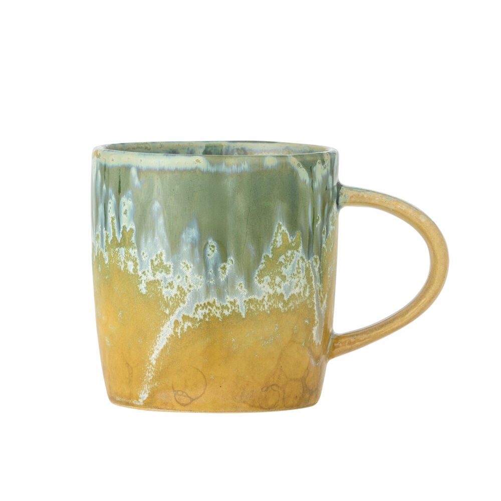 Milani Mug, Green, Stoneware