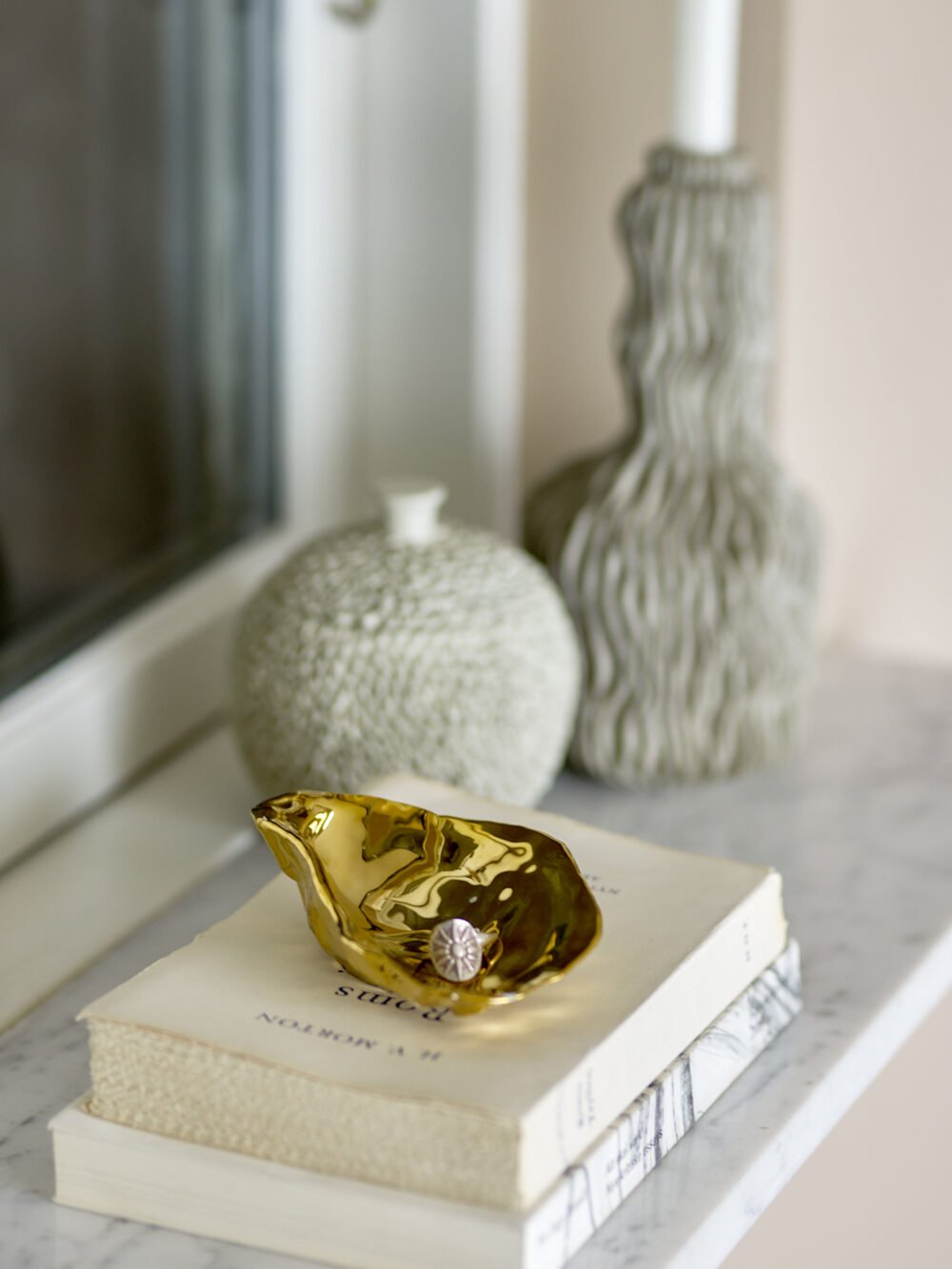 Kellis Bowl, Gold, Ceramic - Image 4