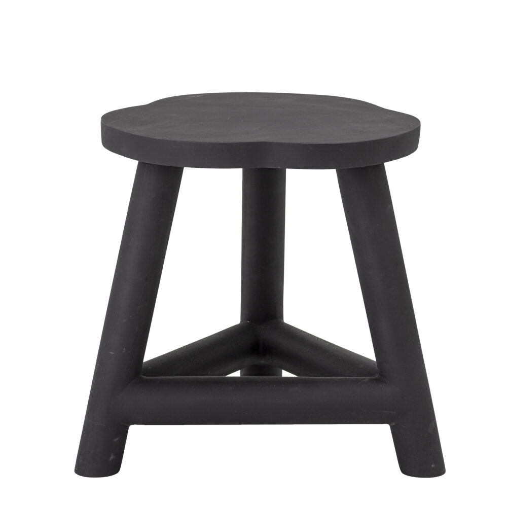 Malie Stool, Black, Mango