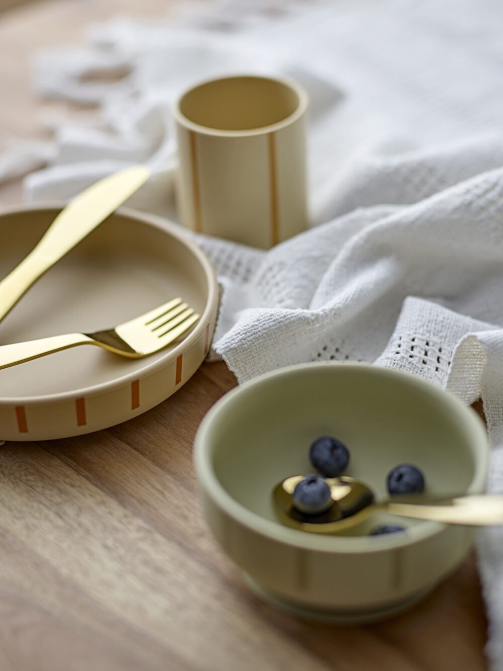 Levi Tableware Set, Green, Silicone - Image 4
