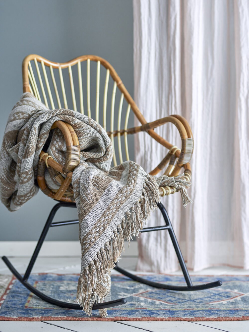 Marmi Throw, Brown, Recycled Cotton - Image 5