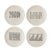 Eliana Plate, Black, Stoneware