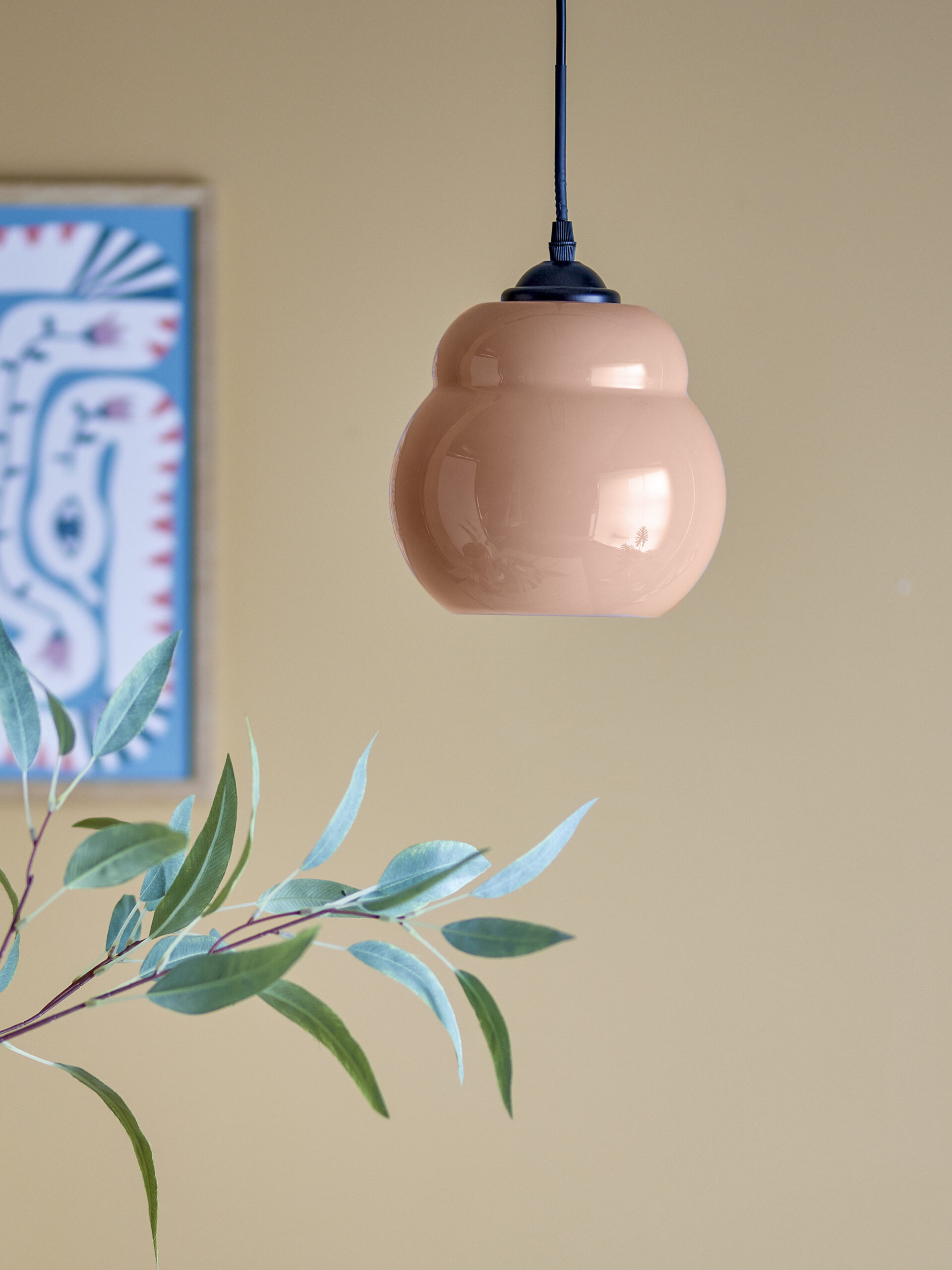 Motella Pendant Lamp, Rose, Glass - Image 3