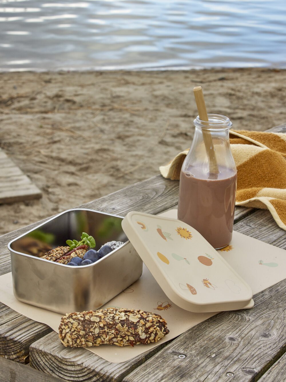 Agnes Lunch Box, Nature, Stainless Steel - Image 5