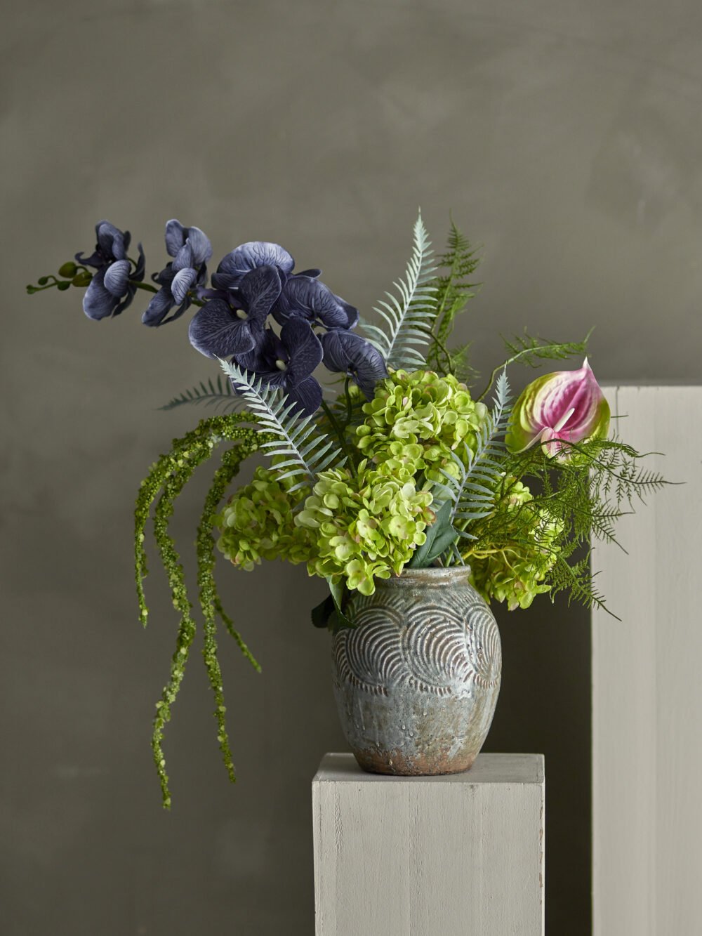 Poetry Bouquet, Green, Artificial Flowers - Image 4