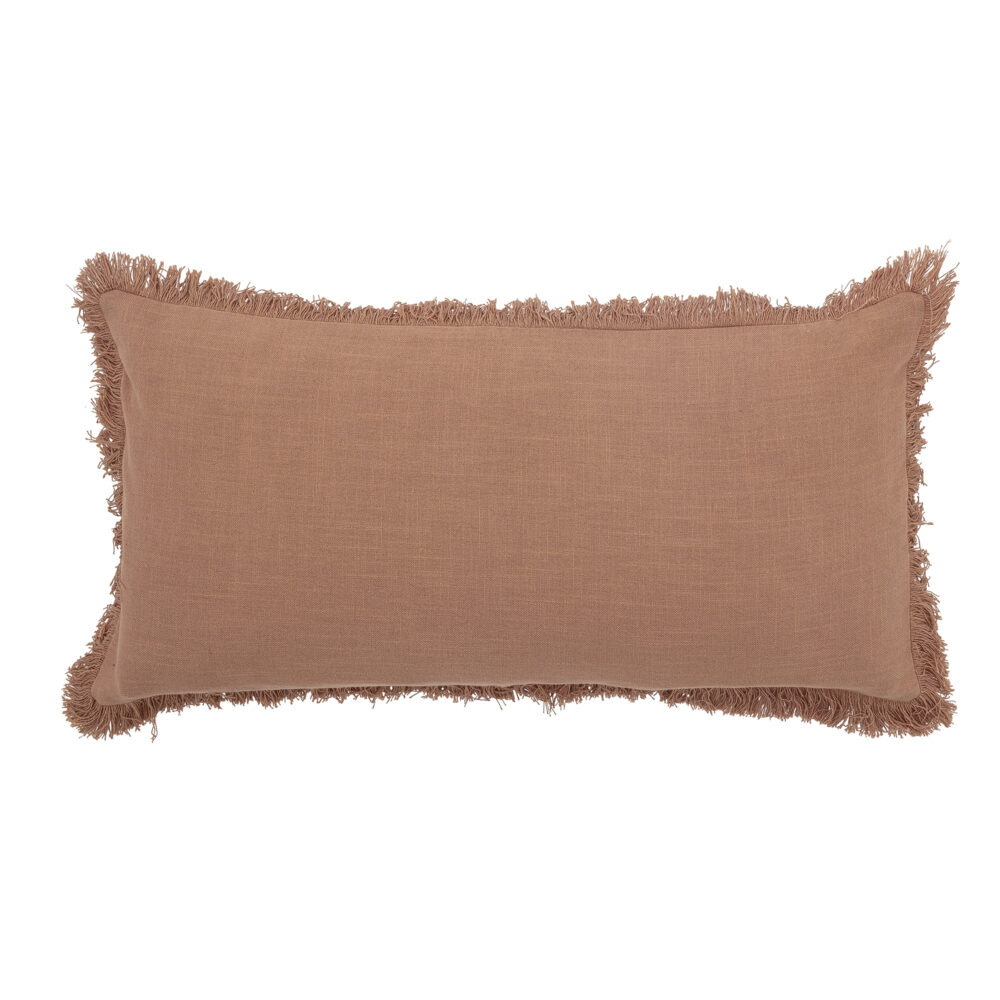 Efie Cushion, Brown, Cotton