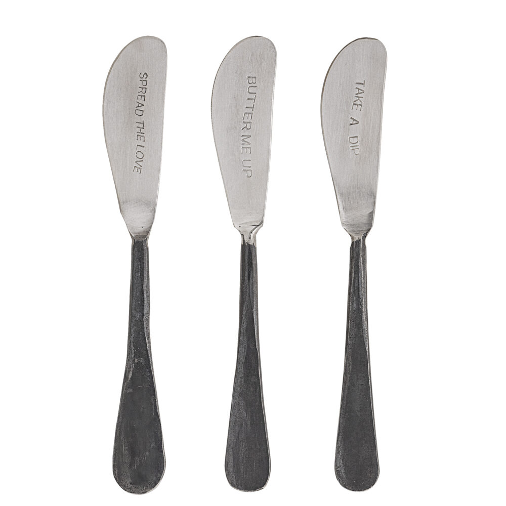 Fabricio Butter Knife, Silver, Stainless Steel