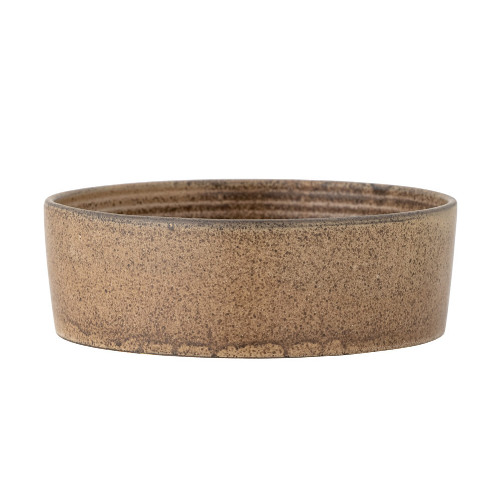 Buddy Bowl, Brown, Stoneware