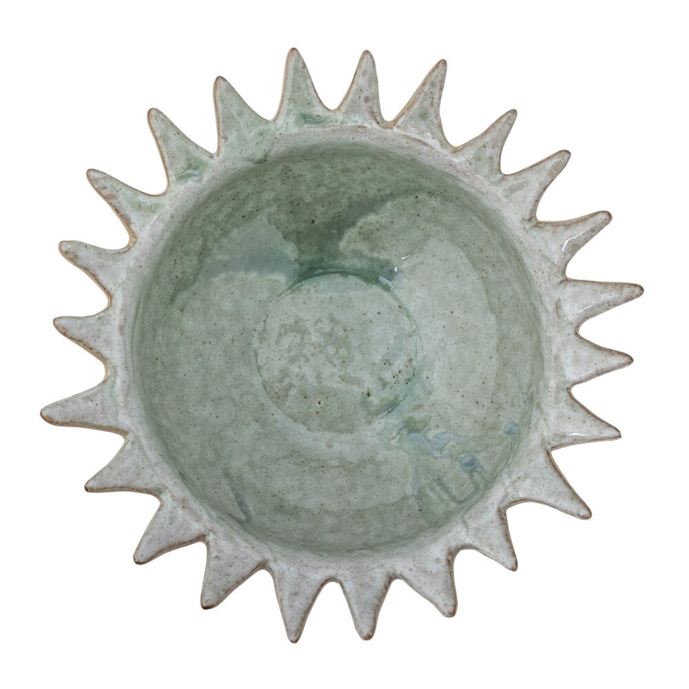 Lumi Bowl, Green, Stoneware - Image 3